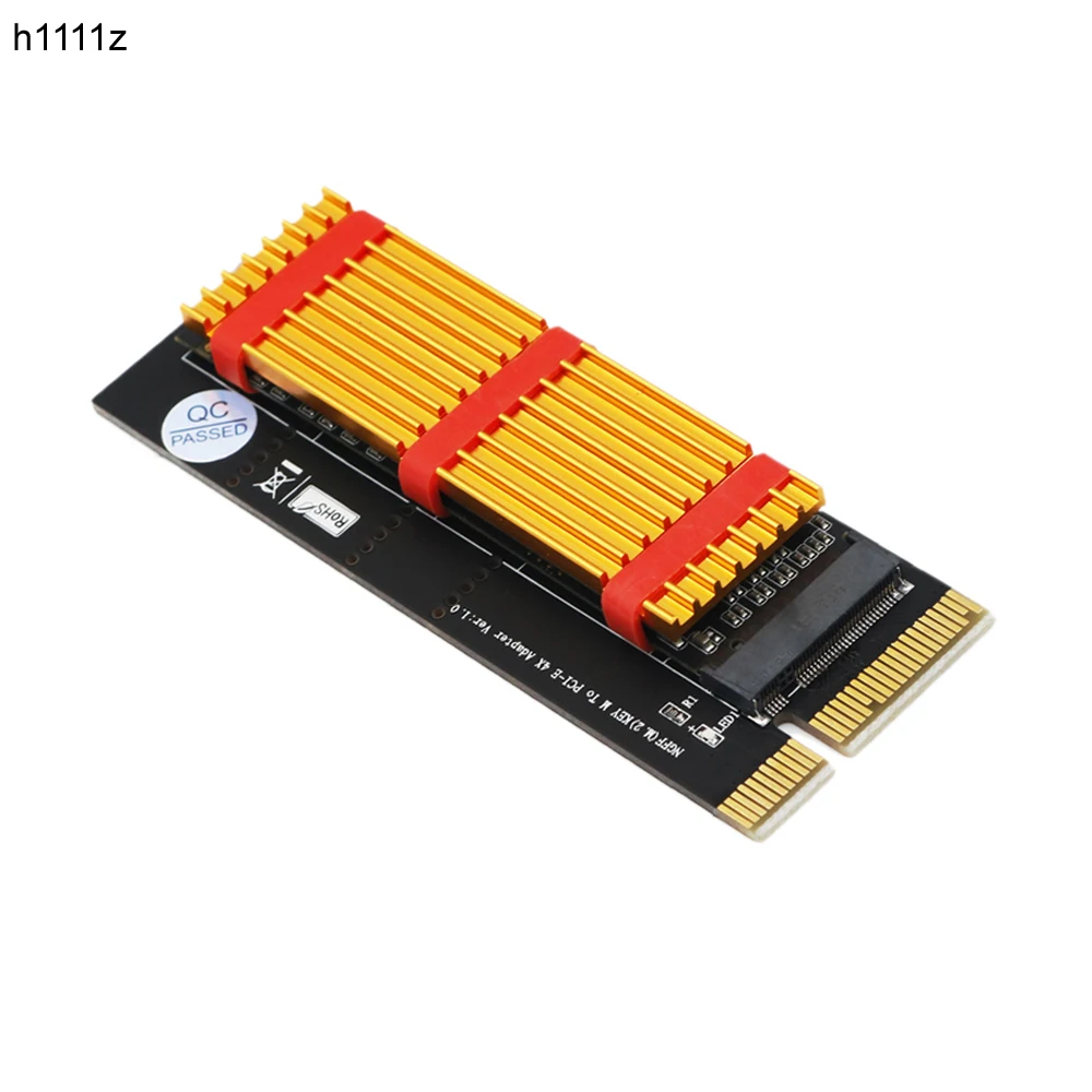 H1111Z PCIE3.0 NVME адаптер x16 PCI E полная скорость M.2 2280 алюминиевый лист теплопроводность