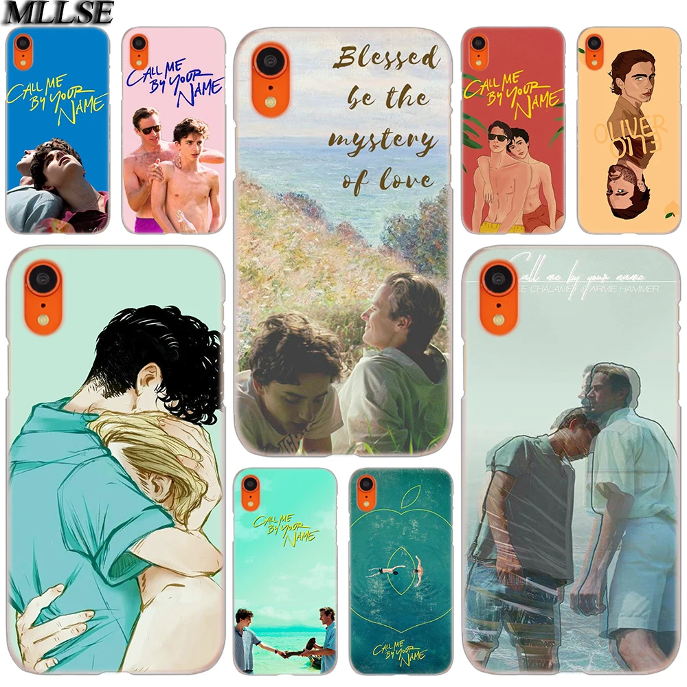 

MLLSE Peach and Plum Call Me By Your Name Fashion Cover Case for iphone XS Max X XR 8 7 6 Plus 5 SE 5S 5C 4 4S Mobile Phone Bags