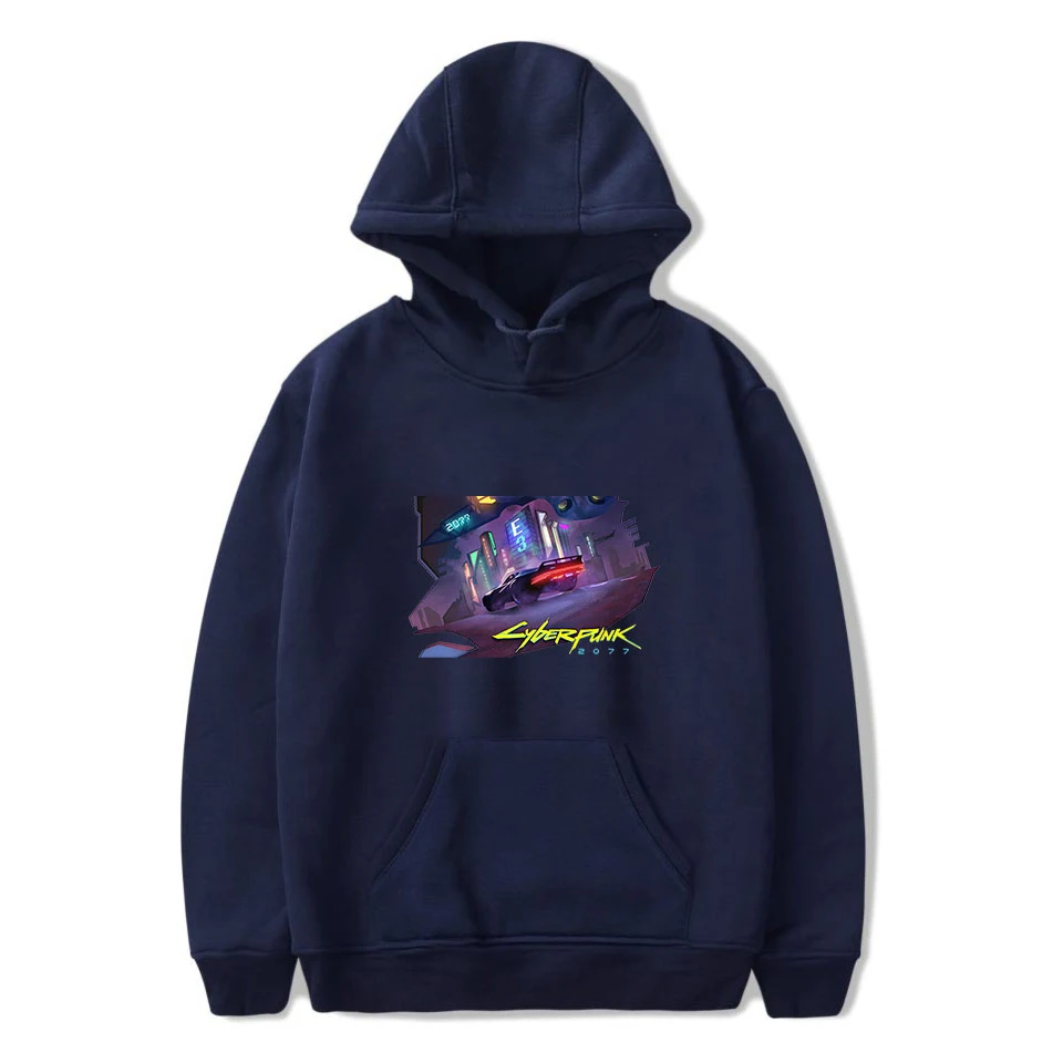 

Men's brand Hoodies Cyberpunk 2077 Game Hoodie Have pocket Sweatshirts child Cartoon pattern Men/Women Streetwear 4XL