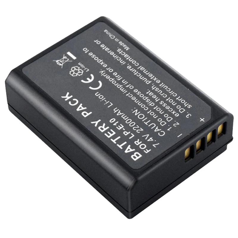 2x Lp E10 Lpe10 Камера батареи + Led Usb двойной Зарядное устройство для цифровой