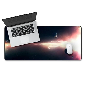 

QQQRGB 90X40cm Planetary collision mouse pad Russian Combat mats Increase mouse operation substantially Gamer-specific XL