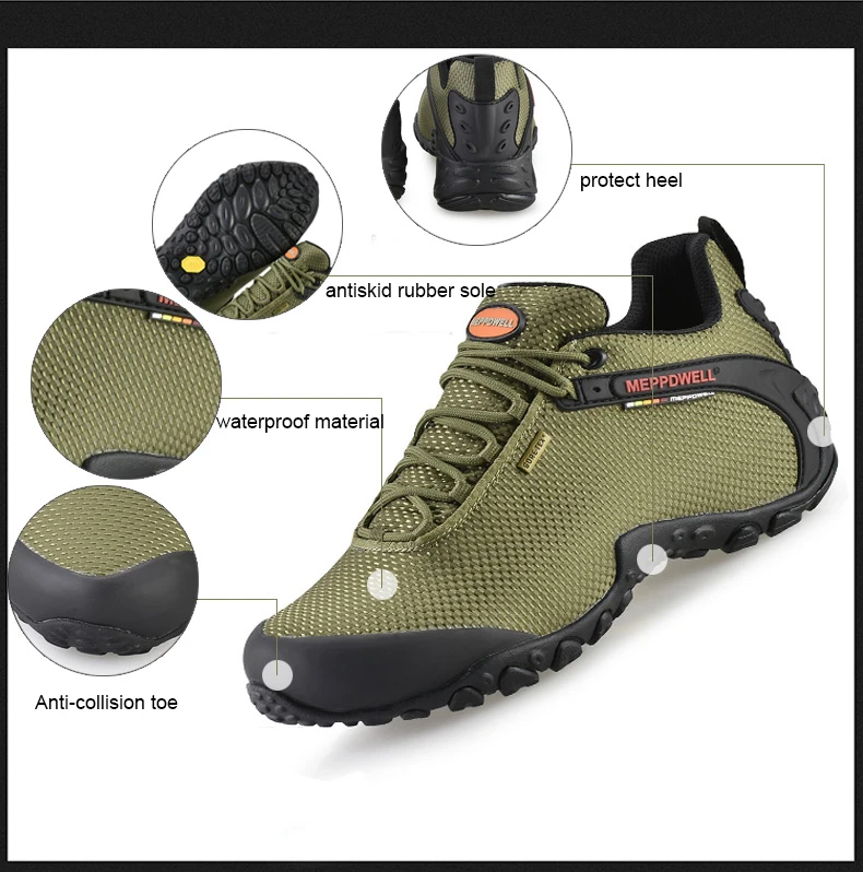 Брендовые мужские ботинки для пешего туризма замшевые ботинки для альпинизма дышащие уличные спортивные треккинговые кроссовки 224-6
