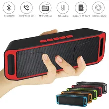 DOITOP Subwoofer 3D Surround Loudspeaker Wireless Bluetooth Bass Speaker HIFI Music Player Support TF Card Outdoor Audio Speaker