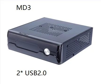 M05 MD03 MD01 компьютерный корпус ITX шасси небольшой мини горизонтальный для htpc маленький компьютерный чехол - Цвет: 2USB2.0 MD3