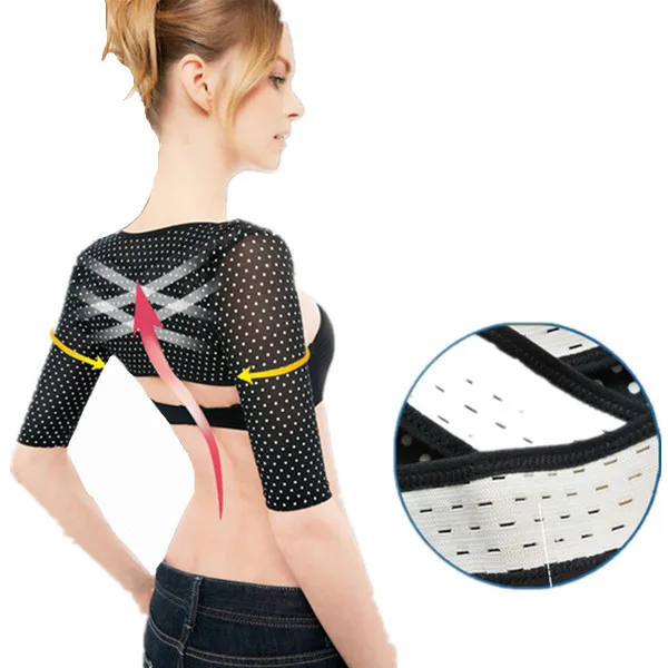 

Correction Scapula Back Upright Posture Support Dot Black Straight Back Shoulder Massage Shaper Tops