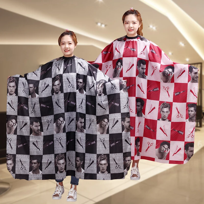 

140X160CM Hairdresser Capes Salon Barber Retro Stripe Encirclement Barbershop Men's Oil Head Stripe Barber's Surrounding Cloth