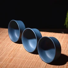 Исин зеленая грязь фиолетовая чайная чашка плоская чайная чашка, китайский высокоуровневый ручной работы фиолетовый песок чашка ручной работы чайный набор кунг-фу чайная чашка