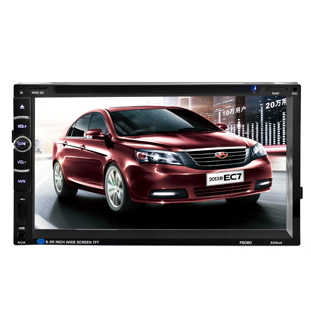 Автомобильный dvd плеер 2 DIN автомобильный DVD/ CD / MP3 mp5 usb/sd/плееры Bluetooth сенсорный