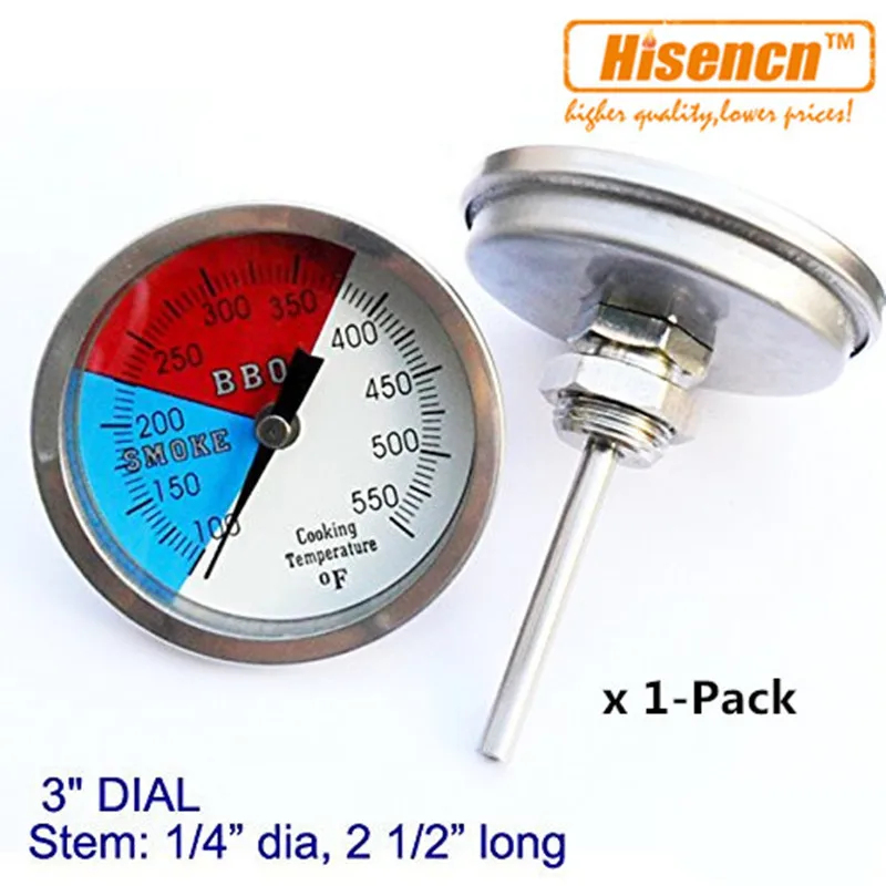 Hisencn 3" 01T15 1pcs Smoker Cooking Food Probe Meat Kitchen BBQ