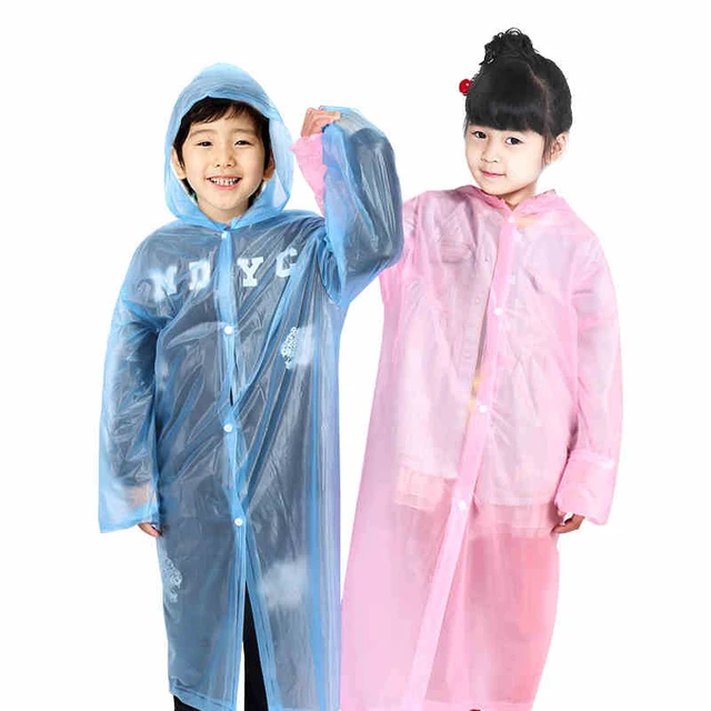 Disposable Raincoat For Children Baby Girl Cloak Raining Coat Poncho Rain Children Regenmatel