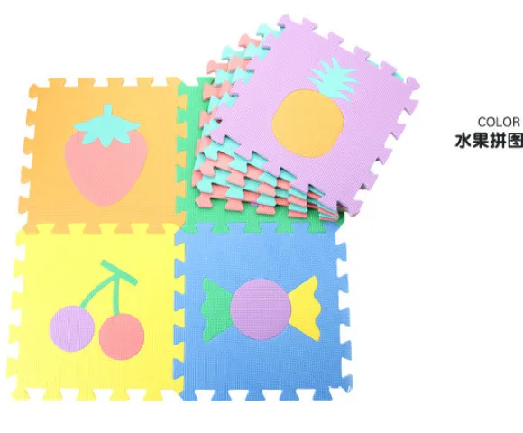 Saleaman kids baby play mat puzzle mats playing carpet developing crawling rugs babies puzzle number/letter/animal/ fruit foam