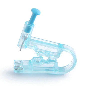 

ATOMUS Painless Blue Ear Piercing Kit Disposable Safe Asepsis Body Ear Pierce Kit with Ear Stud Tattoo Accessories
