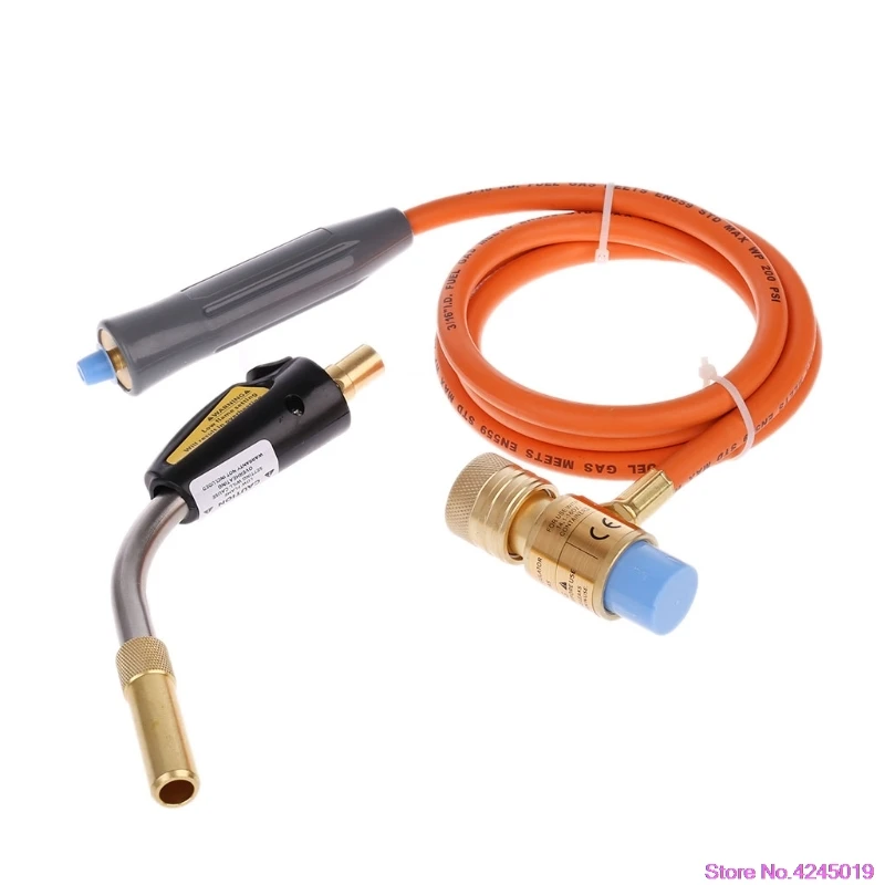 

New Heating Braze Welding Torch Propane MAPP Catridge Cylinder Gas Self Ignition