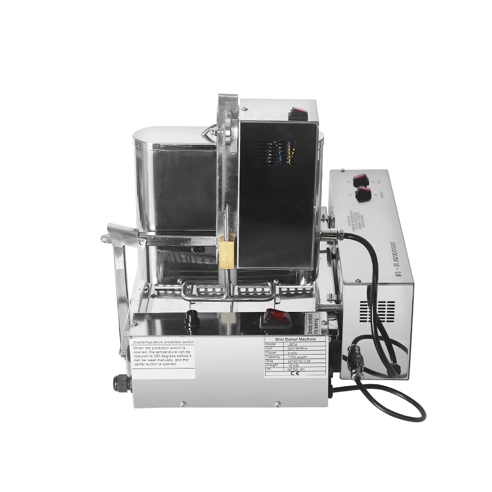 ITOP 2000W Commercial Automatic Production Donut Making Machine 6L Stainless Steel Electric Frying Mini Doughnut  Makers