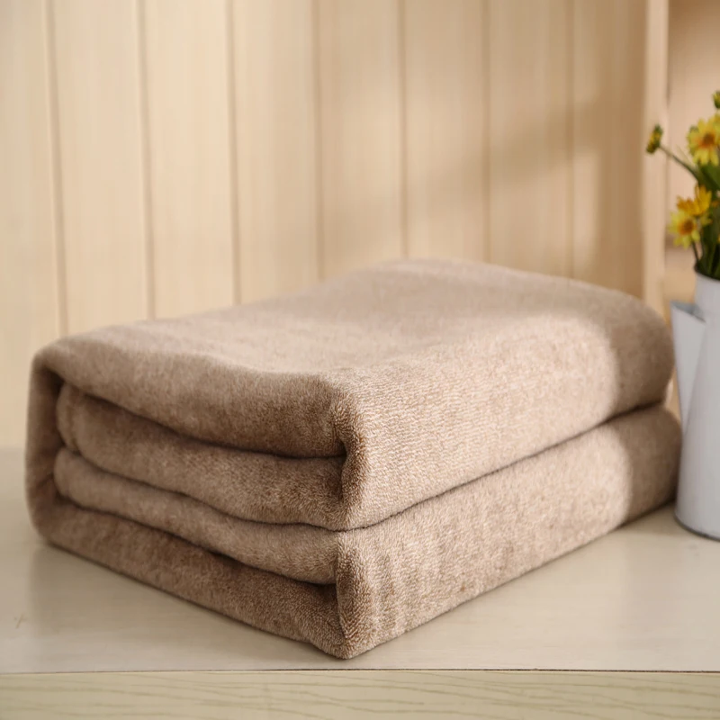 New Microfiber Blanket Throw For The Sofa 2 Ton Coral Fleece Blanket