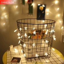 10-40stars Led string Light 1M-5M Length strip Battery box powered for party home kid’s room holiday christmas decor W