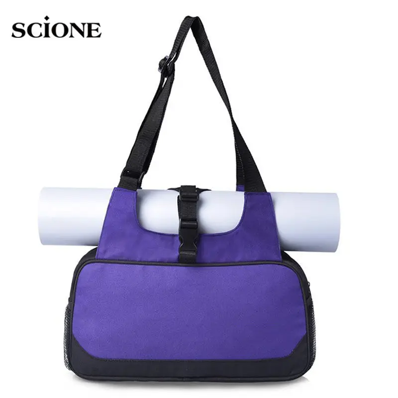Yoga Gym Bag Canvas Yoga Mat Bags Training Shoulder Crossbody Sport Bag