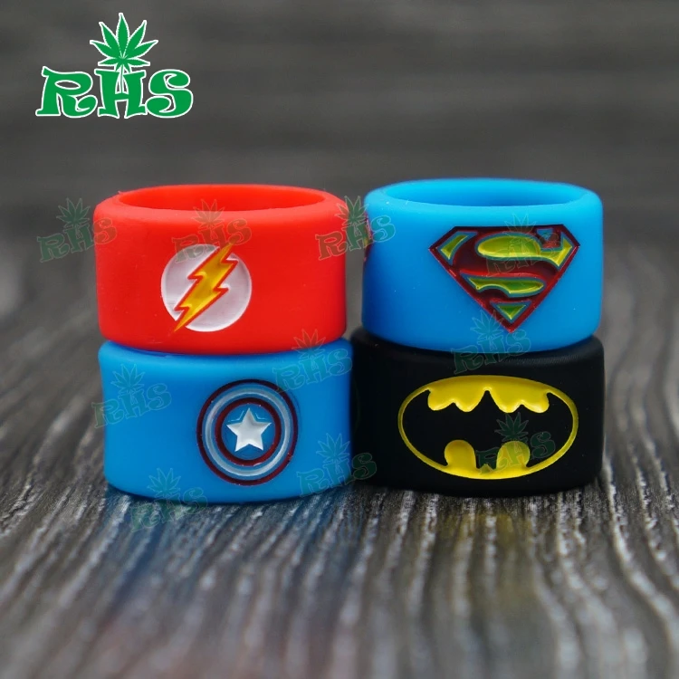 50pcs free ship Colorful with high Quality 100% Original Silicone Made Vape Band Rubber Rings Custom Logo On Vapeband from RHS | Дом и сад