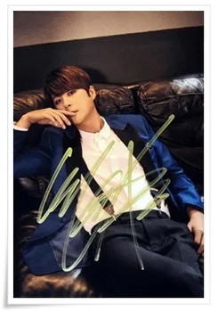 

Shinhwa Shin Hyesung autographed signed photo UNCHANGING 4*6 inches authentic freeshipping 01.2017