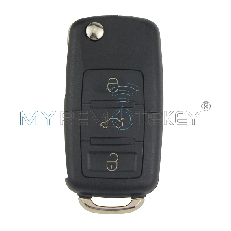 Ключ дистанционного управления для VW Volkswagen Beetle Golf Jetta Passat 2000 2005 1J0959753DJ 3 кнопки 434