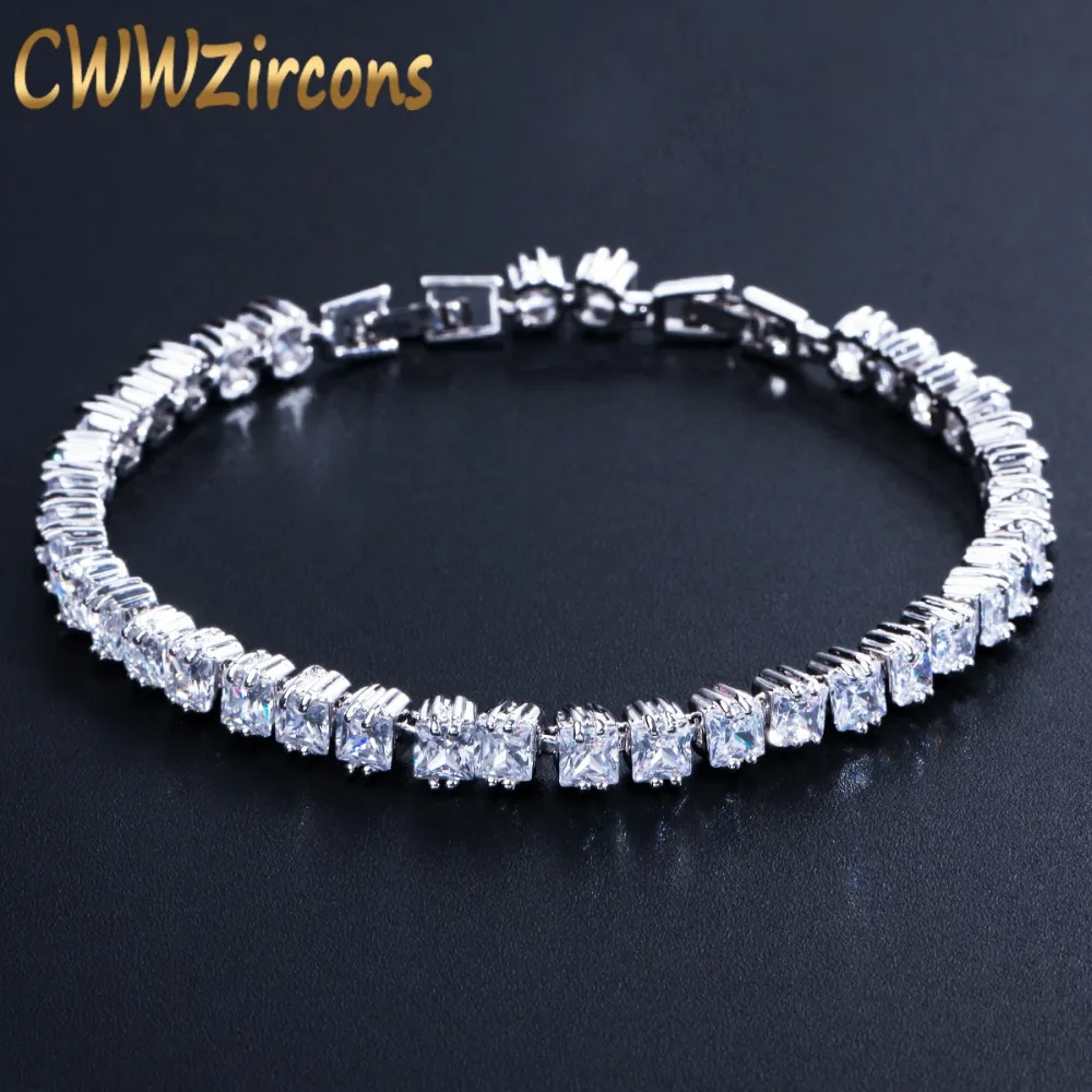 Женский браслет для тенниса с фианитами CB059|women bracelet|luxury woman braceletsbracelet jewelry |