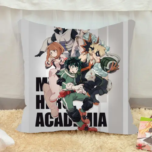 16 "Мой герой Academy Izuku Midoriya диванная подушка под спину чехол домашний декор| |