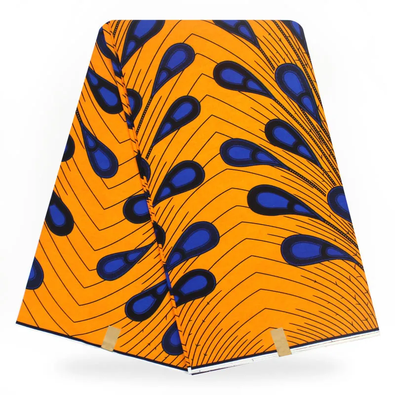 

Best quality veritable dutch real wax hollandais wax ,african printed fabric 100% cotton Nigeria wax!YBG0600725