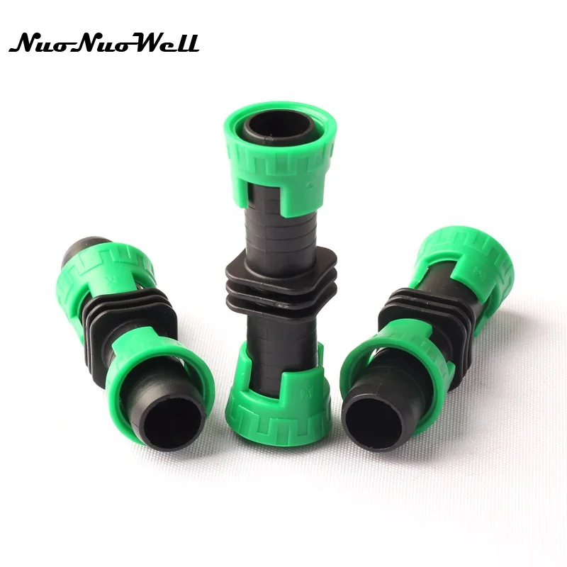 10pcs NuoNuoWell 16mm Straight Drip Tape Connector for Garden