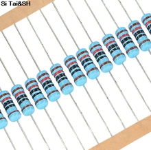 510K 1W Metal Film Resistor 1% Colored Ring 1W Taping 100pcs/lot