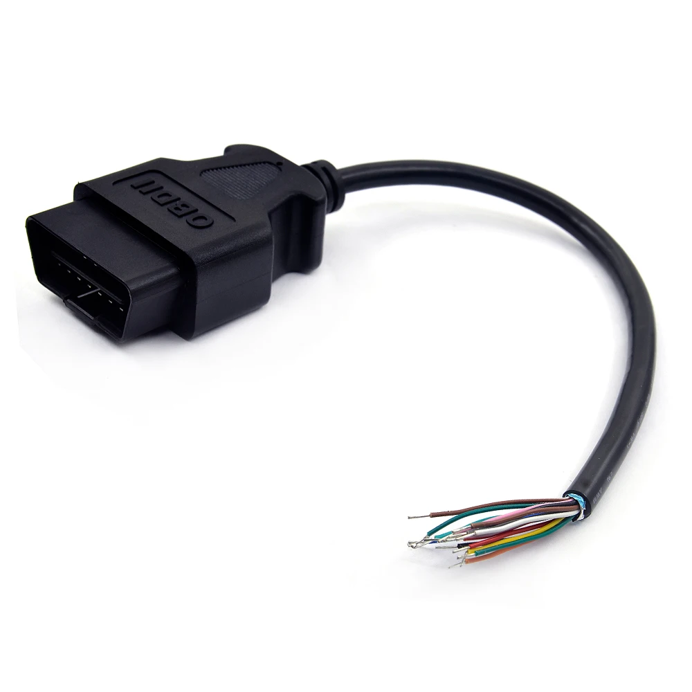 16 Pin 30 см Автомобильный диагностический интерфейс адаптер OBD 2 OBD2 16 Pin разъем для расширения OBD 2 открытие OBD кабель
