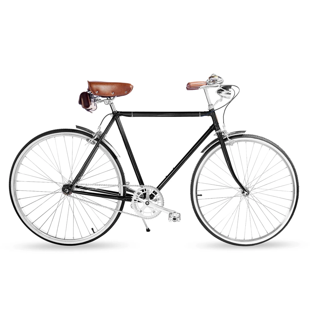 

Retro Steel frame Green Fixed Gear bike Track Single speed Bike 48cm 52cm fixie bike 700C vintage road bicycle