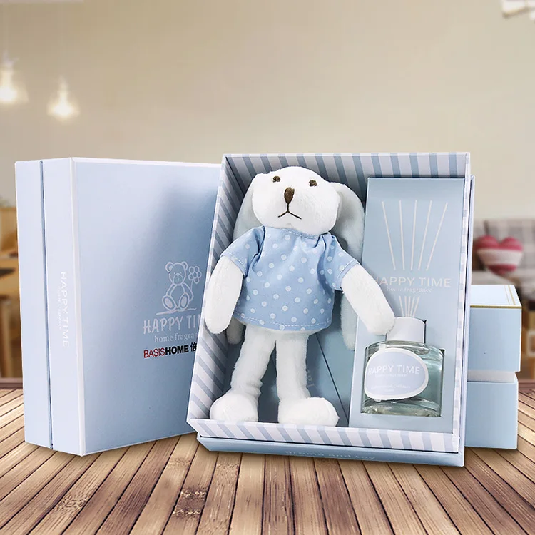 Свадебный подарок кукольный медведь Rabit Reed Diffuser наборы Домашняя ароматерапия домашняя Парфюмерия воздух освежающий огонь бесплатный набор эфирных масел