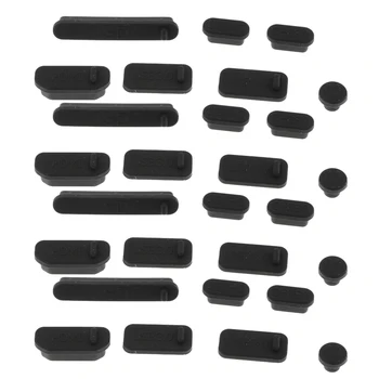 

4Set Soft Anti Dust Port Plug Cover Stopper for Xiaomi Air 12.5/13.3'' Black Dustproof Moisture Proof & Oxidation Resistant