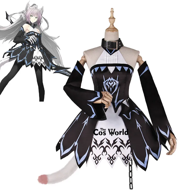 

FGO Fate Grand Order Atalanta Tee Dress Uniform Outfit Anime Cosplay Costumes