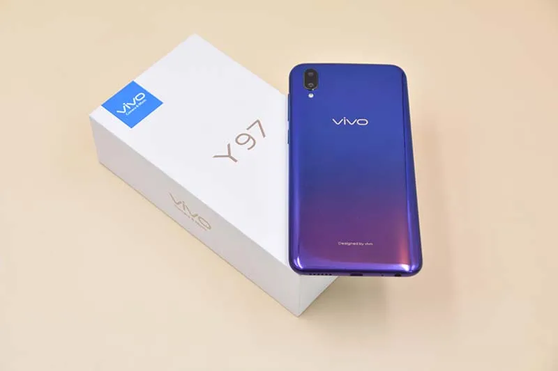 VIVO Y97, 4 Гб ОЗУ, 128 Гб ПЗУ, Helio P60, четыре ядра, 6,3 дюймов, полный экран, 16,0 Мп+ 2,0 МП, двойная тыловая камера, отпечаток пальца, мобильный телефон