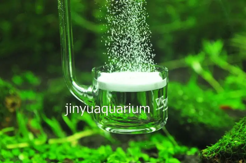Стеклянный распылитель CO2 VIV стиль ADA с пластиковым дном мини нано присоской