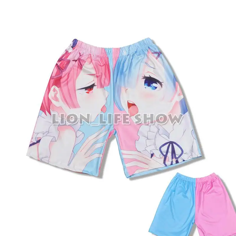 Пляжные шорты Re Zero Ram Rem Кара хаджимера Isekai Seikatsu сексуальное нижнее белье для