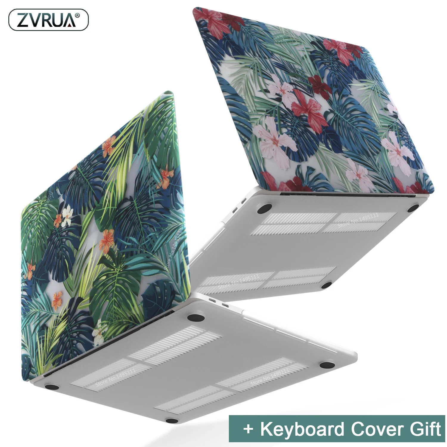  New Print Palm leaves Laptop Case For MacBook Air Pro Retina 11 12 13 15 inch with Touch Bar + Keyb