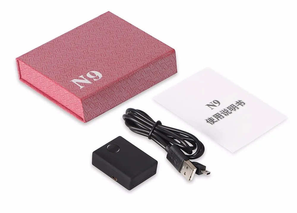 N9 Мини GSM устройство аудио монитор шпионское прослушивание наблюдения персональная мини Голосовая активация встроенный в два микрофона 12 дней в режиме ожидания - Цвет: With Box No Charger