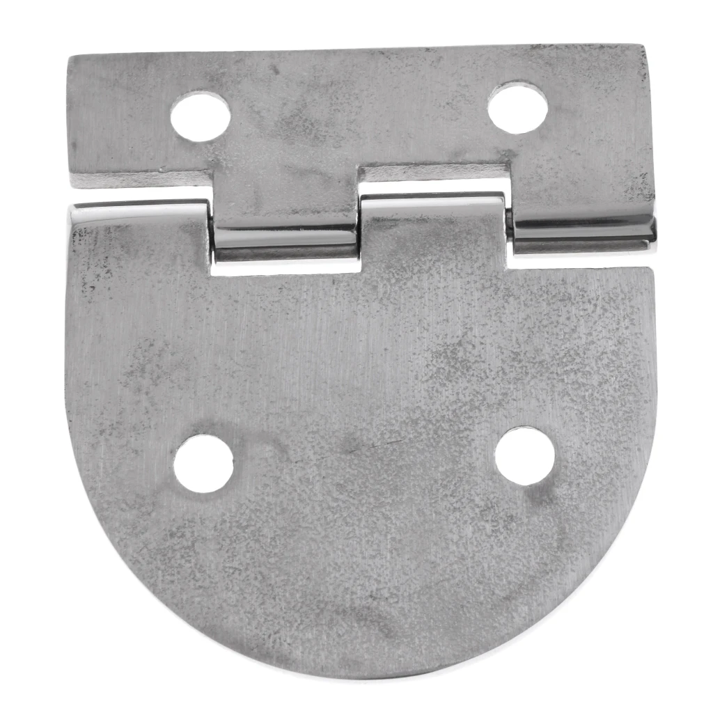 Durable Marine 316 Stainless Steel Flush Strap Hinge Door Hinge for Marine Fishing Boat Yacht RV Dinghy Home Desk Replacement