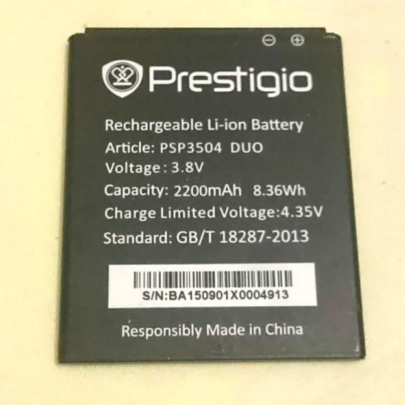 Аккумулятор на 2200 мА · ч для Prestigio Muze C3/3504/PSP3504 Duo/PSP3504Duo батареи + трек-код |