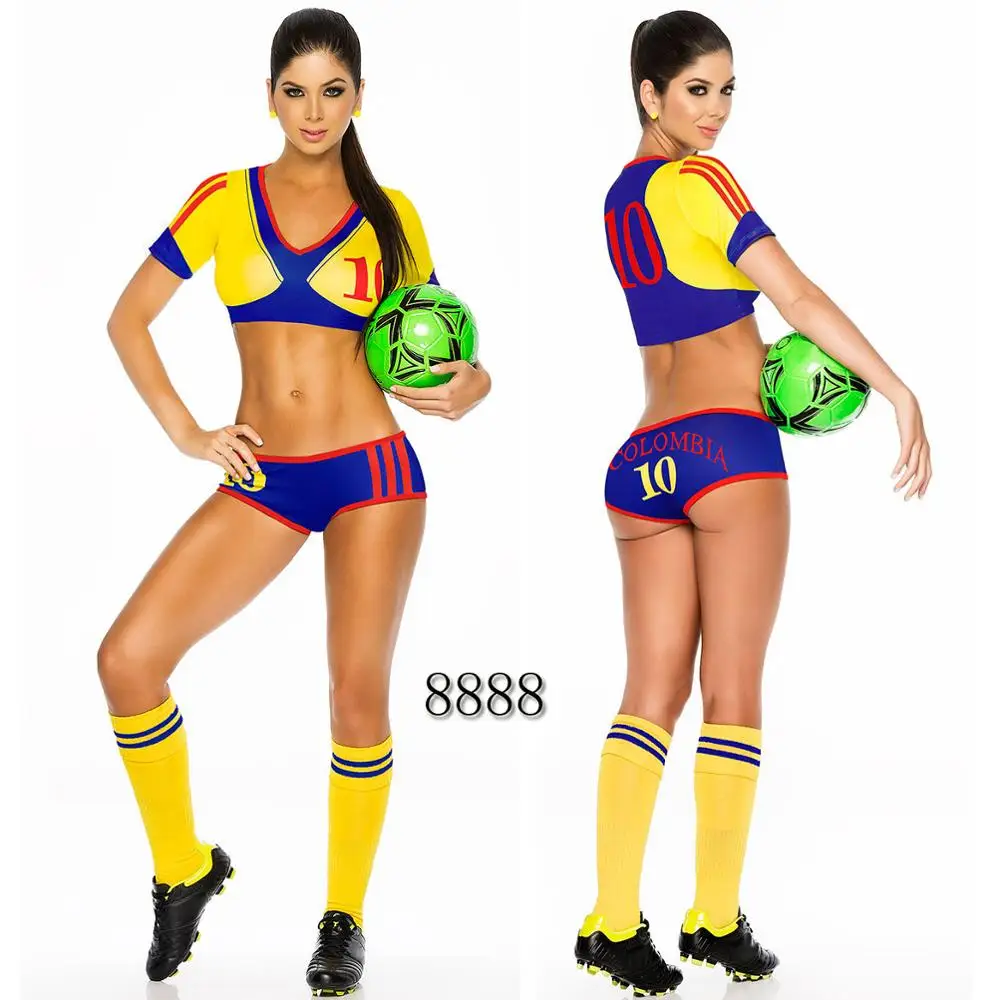 الداخلية مشغل المشجع لكرة القدم فتاة فستان حفلة تنكرية زي SM8888