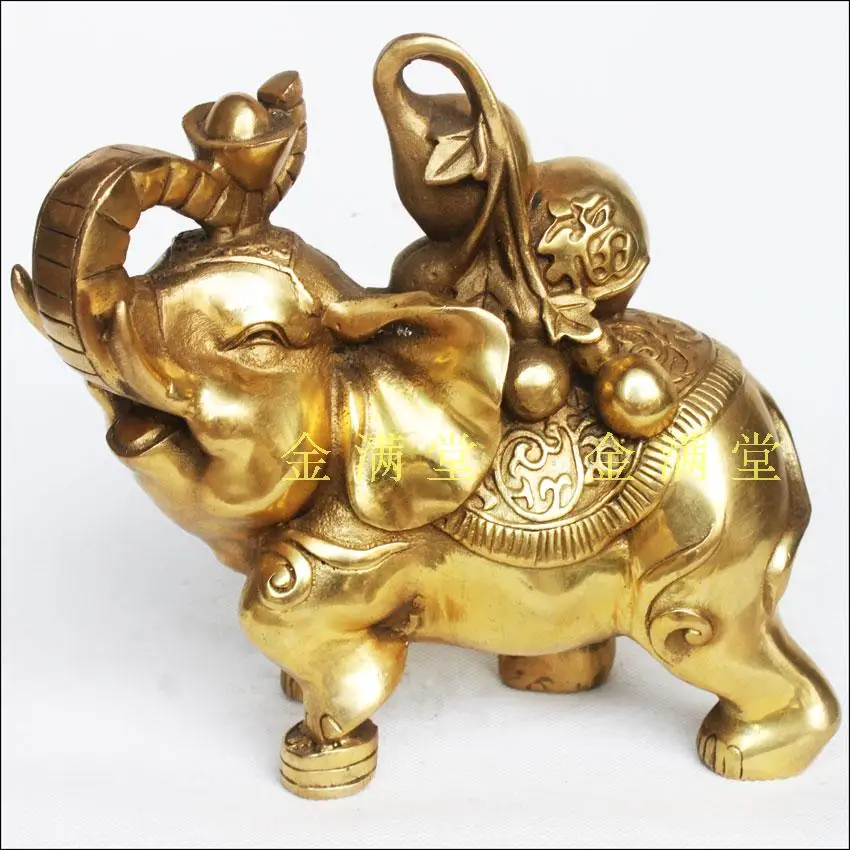 

Copper decoration crafts home decoration gourd lucky ruyi Factory Copper Feng Shui crafts