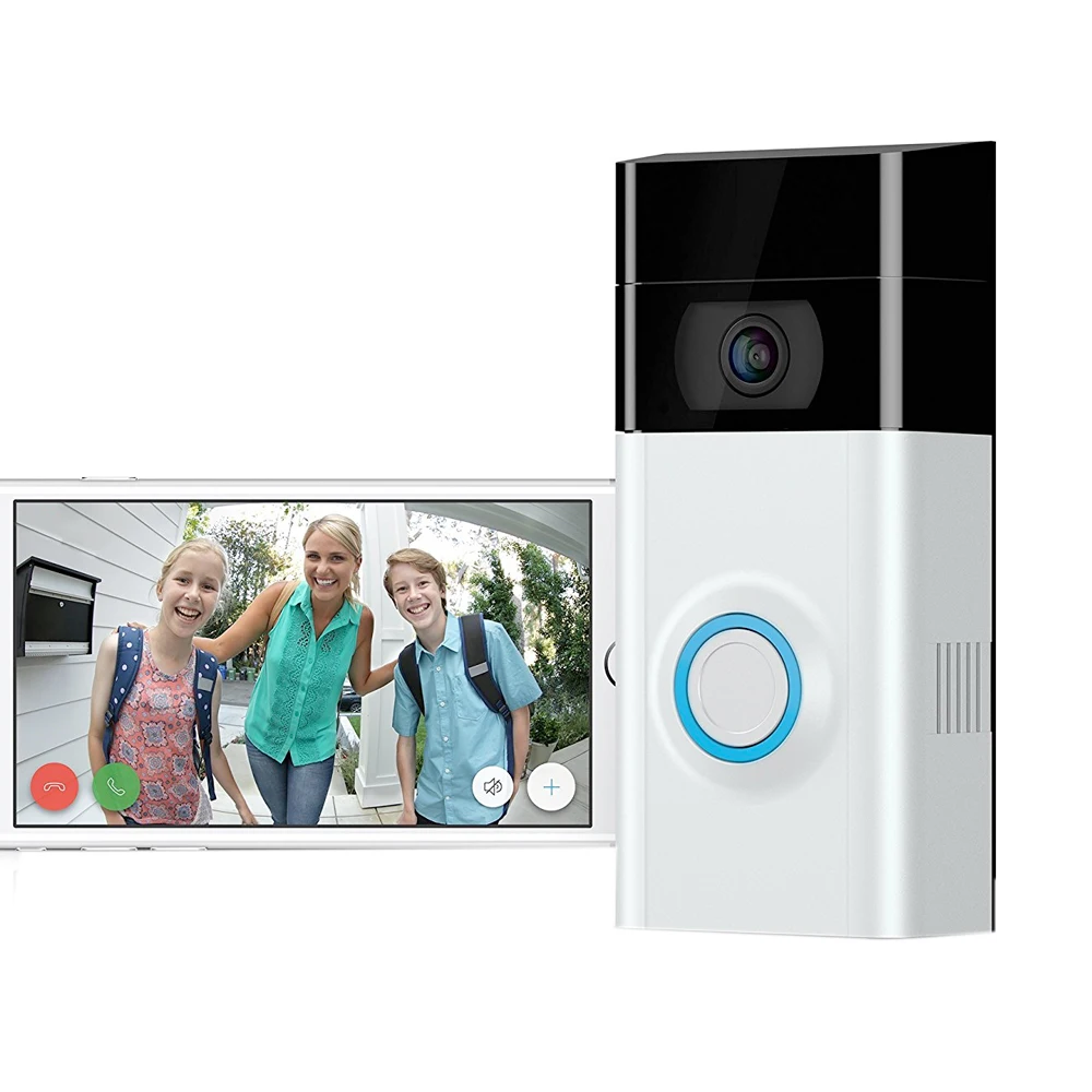 

Home Mini Decorating Smart Doorbell Night Vision Remote Control Decoration Crafts Wireless Visual Doorbell Ring with Phone APP