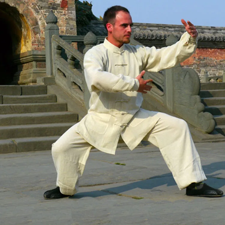 Tai Chi Clothing Linen Clothing Men and Women Exercise Clothes Exercise