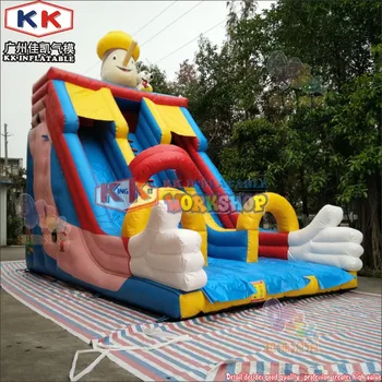 

Hot Sale Inflatable Clown Theme Slide Commercial Inflatable Bouncy Castle Slide