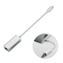 USBC адаптера Ethernet 10/100 Мбит/с Тип C RJ45 сетевой адаптер USB-C Тип-C сетевая карта USB Ethernet для ноутбука