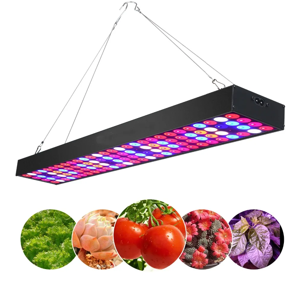 Светодиодный светильник для выращивания, полный спектр, Venesun, 100 Вт, панельные лампы для выращивания, алюминий, сделано для внутреннего теплицы, рассада растений/овощей/цветения