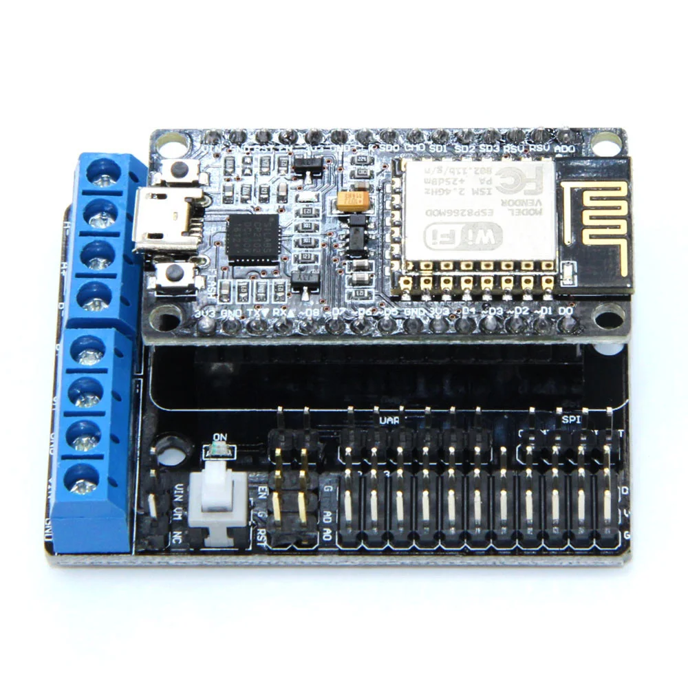 Макетный комплект для NodeMCU + Щит двигателя esp wifi esp8266 esp-12e 12e набор самостоятельной
