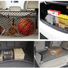 Автомобильные сетки-держатели в багажник сумка с крючками органайзер для заднего сиденья автомобиля хранения аксессуары для jeep wrangler renegade skoda hyundai BMW